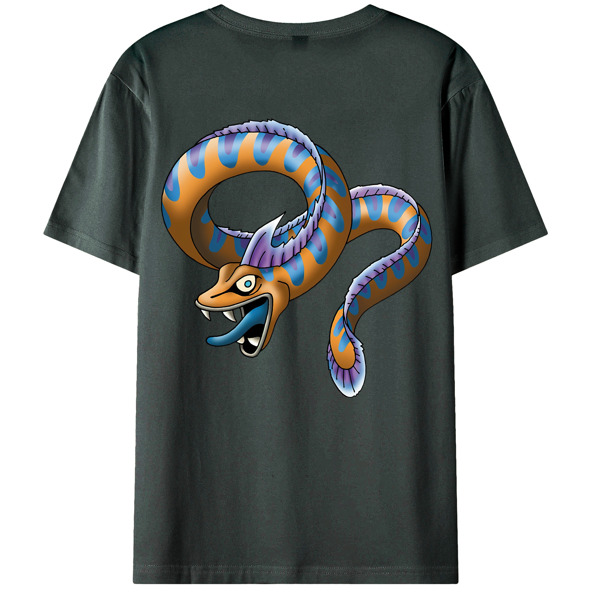 （画像用） ドラゴンクエスト Doragon Kuesuto Dragon Quest 綿100％ メンズ半袖Tシャツ（バックプリント） 通気性